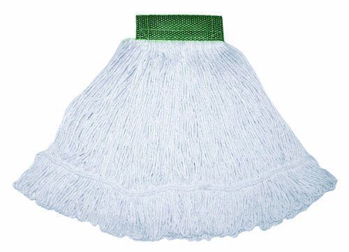 Wilen A04903, Bulldog National Cotton Looped End Wet Mop, Large, 5&#034; Mesh Band of