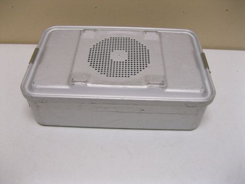 USED AESCULAP STERILIZATION DBP CASE CONTAINER  78532 17&#034; x 10-3/4&#034; x 3-1/2&#034;