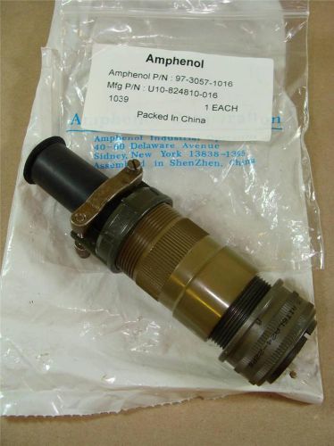 New amphenol ait6l24-22ps mil-c-5015 military spec 4 pin male round connector for sale