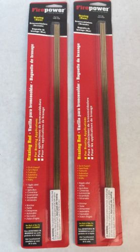 Firepower Bronze Bare Brazing Rods 2 Pack 14&#034; 1440-0401 1431WQ.1C