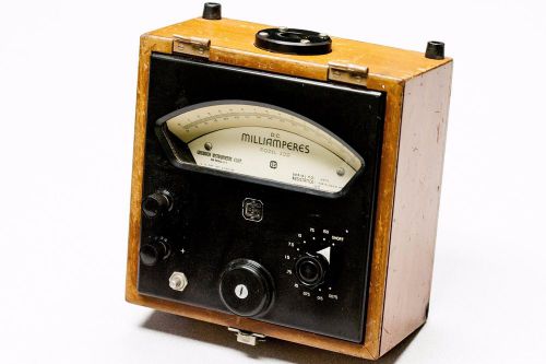 Vintage dc volt meter! milliamperes model 500 for sale