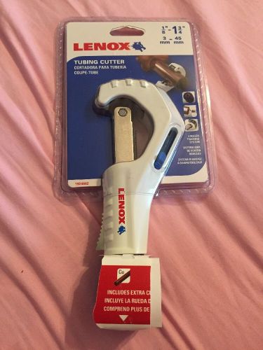 Lenox 1/8&#034; -1 3/4&#034; Tubing Cutter 4 Roller Tracking System 1924662 New In Package