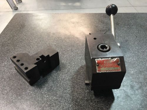 Machinist tools * kdk 100 series * tool post and 1 tool holder kdk 153 for sale