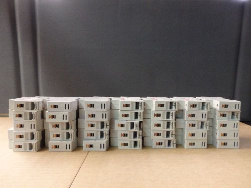 Lot of 35: Stopcircuit breaker 1 pole 20a-U-240V AC Max GMU 20V/UL A6