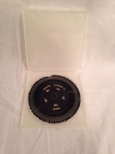 Diablo/Xerox #9R80296 COURIER 12 DAISY PRINT WHEEL