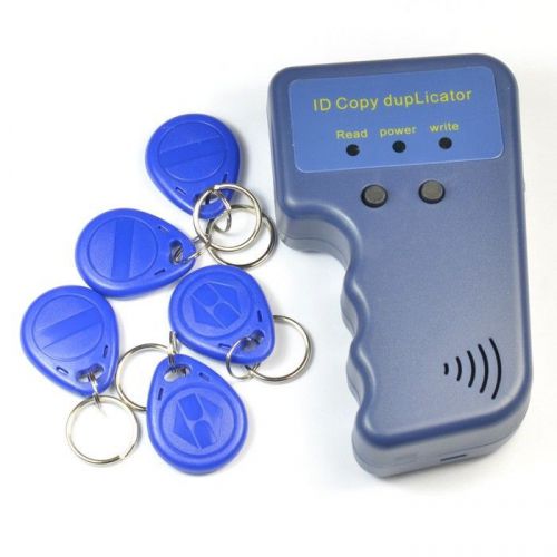 Handheld RFID 125Khz EM4305 Card Copier / ID Card Copy Writer + 5 keychains