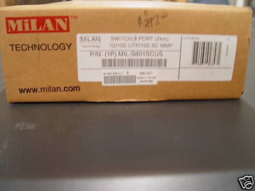 Milan Technology/Transition Networks ,MIL-S801SCUS,NEW!