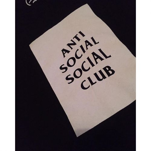 Anti Social Club Black Tshirt black Clothing Gods Want You2