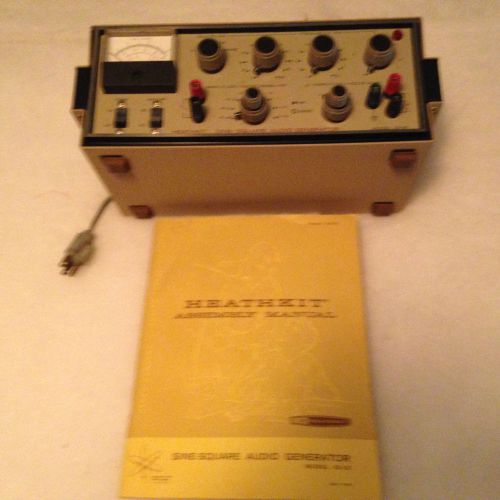 Heathkit IG-18 Sine-Square Audio Generator w/ Original Manual