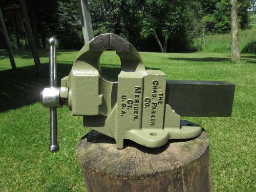 Parker 954 vise, 4 inch jaws, fixed base for sale