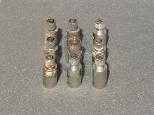 Lot x9 HP Agilent 458A Type N Connector For 410A Vacuum Tube Voltmeter