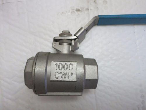 Jamesbury j 1 1/4&#039;&#039; ball valve body cf8m 1000 cwp (6f-3600mt-b) for sale