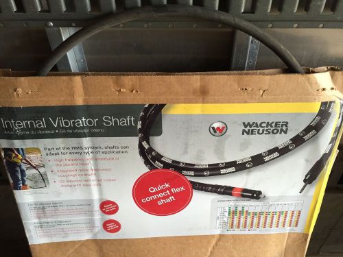 WACKER NEUSON SM9-S 30&#039; Concrete Vibrator Flexshaft Flexible Shaft Quick Attach
