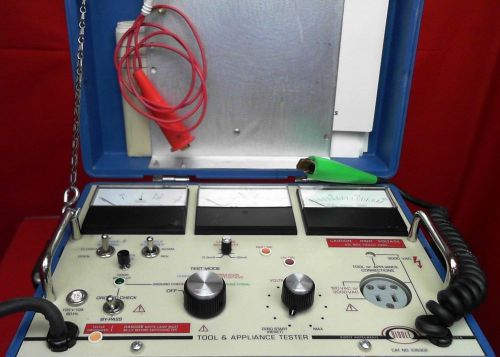 Biddle Tool And Appliance Tester 235300 - 235301 With Wires &amp; Manual 3 Avaliable
