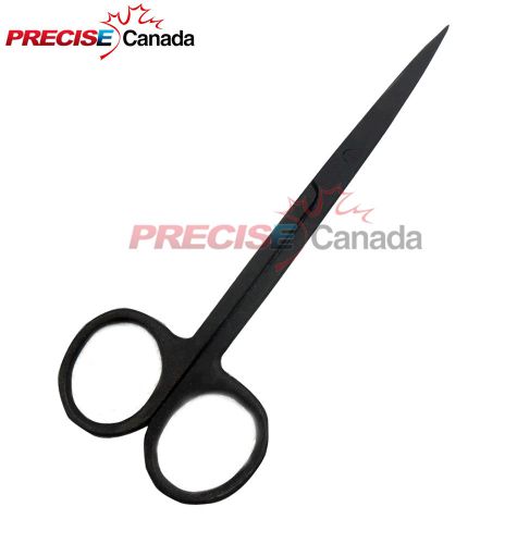 IRIS SCISSORS STRAIGHT 4.5&#034; BLACK COATED, SURGICAL INSTRUMENTS