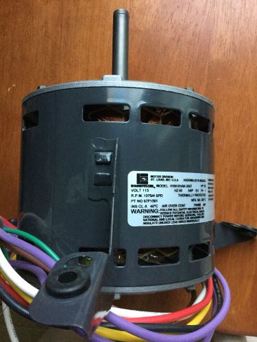 EMERSON K55HXHAK-2067 Blower Motor 1/2HP 1075RPM 4 SPD 115V 1PH 60Hz 8.9A, D97 C