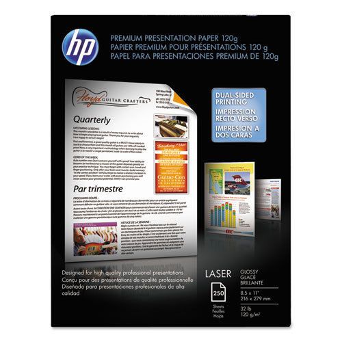 Color laser presentation paper, 95 brightness, 32lb, 8-1/2 x 11, white, 250/pack for sale