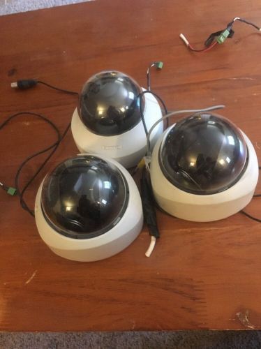 Lot Of 3 Sony Dome Cameras