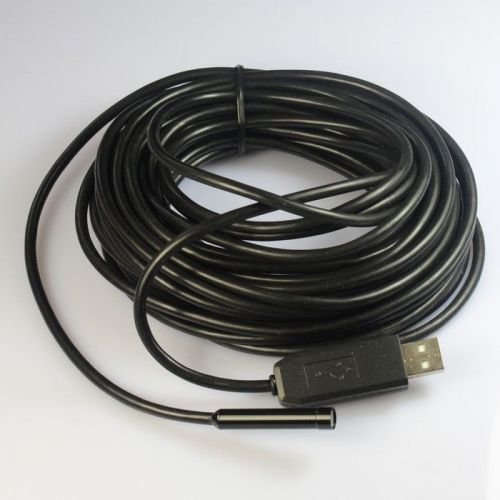 New 7mm usb borescope endoscope 7m waterproof inspection snake tube video camera for sale