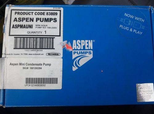 Aspen mini aqua - mini split condensate pump kit -100-250v 83809 for sale