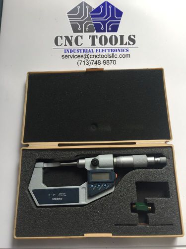 Mitutoyo 0-1&#034; digital micrometer with case **very little use**