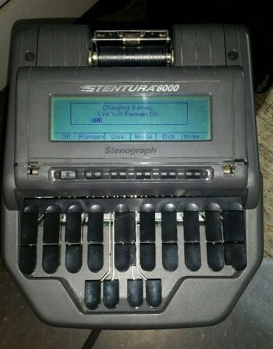 Stenograph Stentura 8000 Professional Court Reporter Writer - working, AS IS
