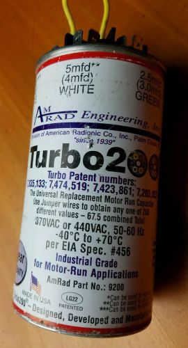 AmRad Engineering Turbo 200 9200 capacitor