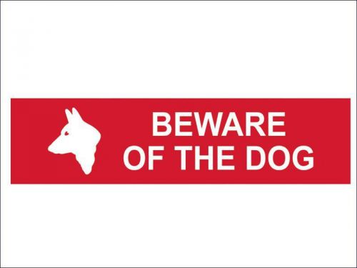 Scan - Beware Of The Dog - PVC 200 x 50mm
