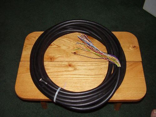 25 conductor cable, wire, stranded, unshielded, 25 ft.