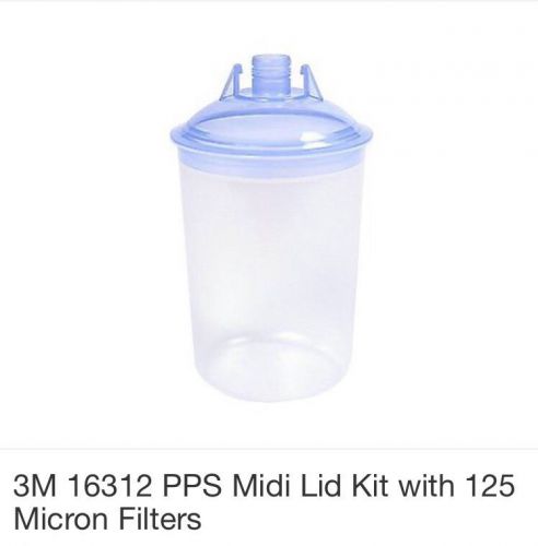 3M 16312 PPS Midi Lid Kit with 125 Micron Filters
