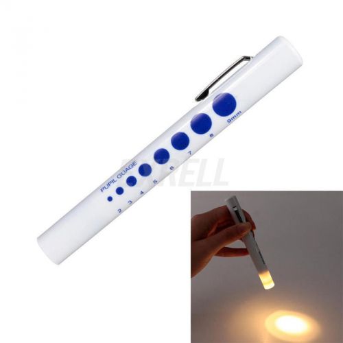6X Pen Light Torch LED Disposable Pupil Gauge Medical Nurse Doctor Emergency