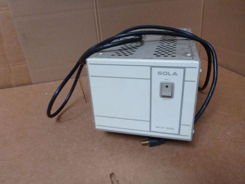 SOLA MCR 500 Electronic Power Conditioner