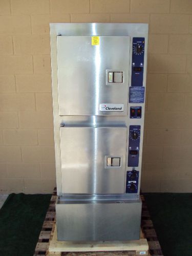 CLEVELAND 24CGA10.2 GAS CONVECTION STEAMER  WITH H20 FILTER SYSTEM &#034;NICE&#034;