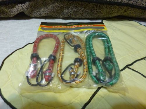 3 Piece Bungee Cord Multipack- 12 Inch, 18 Inch, and 24 Inch (U.S. Shipper)
