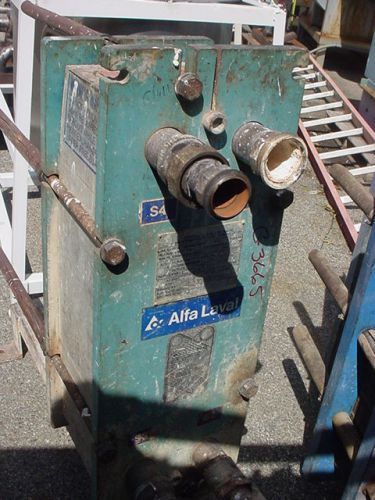 102 sq. ft. PLATE HEAT EXCHANGER STAINLESS STEEL ALFA LAVAL