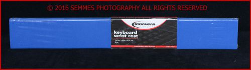 Natural Rubber Keyboard Wrist Rest Blue by Innovera  NEW