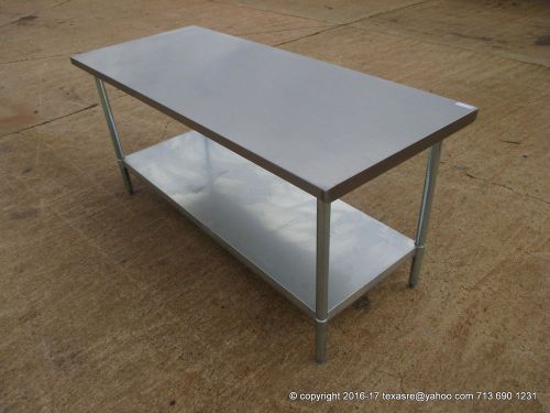 New Stainless Steel Work Prep Table 72&#034; x 30&#034; , NSF