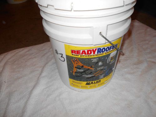 Miller ready roofer fall protection system #brfk25/25ft - used - #3 for sale