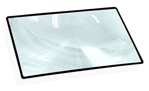 OpticLens Brand 5&#034;&#034; x 7&#034;&#034; Flexible Fresnel Page Magnifier Reading Aid + New