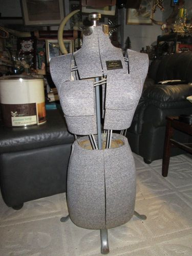 Vintage Acme Deluxe Living Form Dress Form Size B Adjustable Brooklyn NY