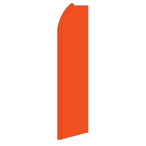 Solid Orange business sign Swooper flag 15ft Feather Banner