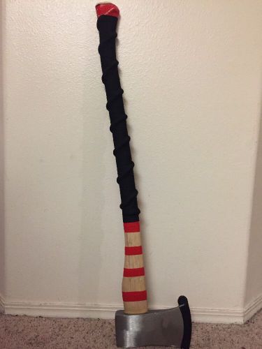 Firefighter axe with grip wrap for sale