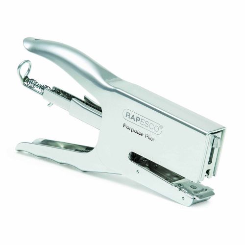 Rapesco porpoise packaging plier stapler uses 26 and 24 type 1/4&#034;- 5/16&#034; stap... for sale