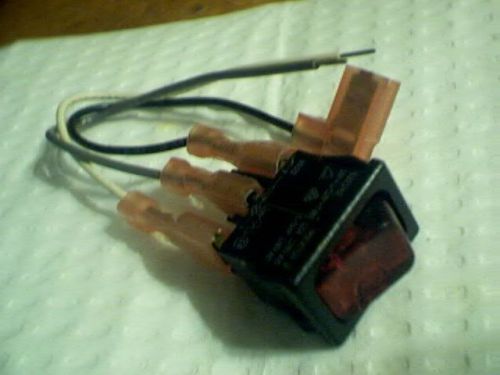 New Power switch with red light for weller soldering stations fit .5 x .75 hole