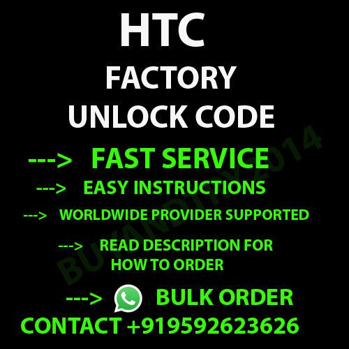 At&amp;t usa htc network unlock code/pin att usa whit 100 for sale