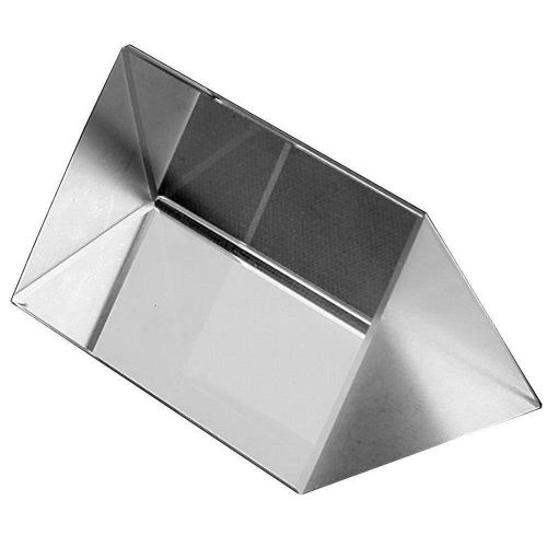 2.5&#034; Amlong Crystal Optical Glass Triangular Prism for Teaching Light Spectru...