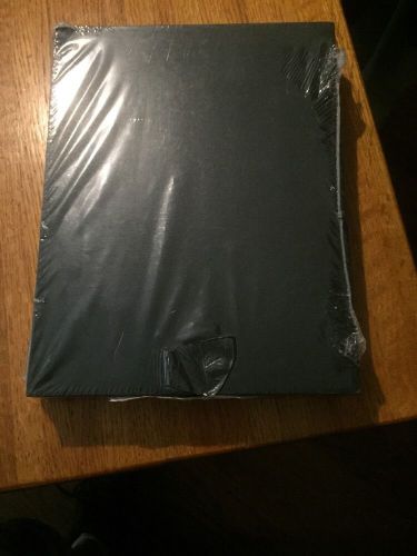 100 Black Vinyl Composition Covers For Binding Machine