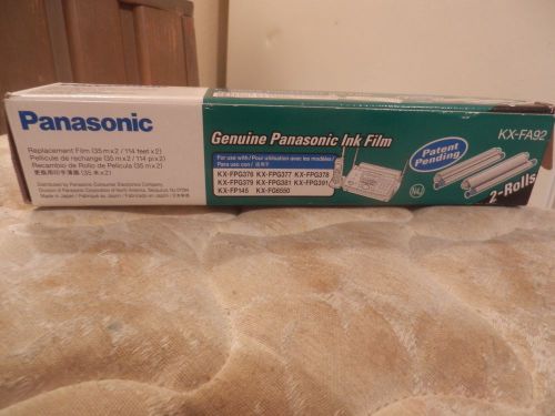 Panasonic Replacement Ink Film Model # KX-FA92 New in Box