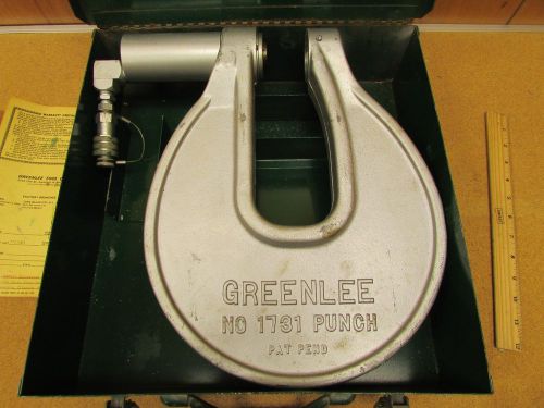Greenlee No. 1731 One ShotHydraulic Knockout Punch Driver in Original Metal Case