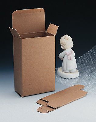 4&#034; x 4&#034; x 4&#034; Kraft Reverse-Tuck Box (.036&#034;) (250 Boxes)
